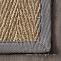 Seagrass woven carpets and rugs natural fiber